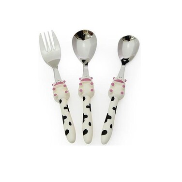 Набір столових приборів для дітей Fissman 3 предмета Буренка (3018)