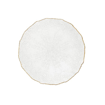 Блюдо сервірувальне La Porcellana Bianca MAESTA, скло, діам. 33 см