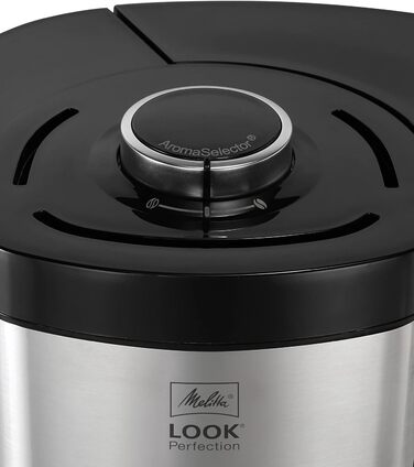 Крапельна кавоварка - зі скляним глечиком, чорна Melitta