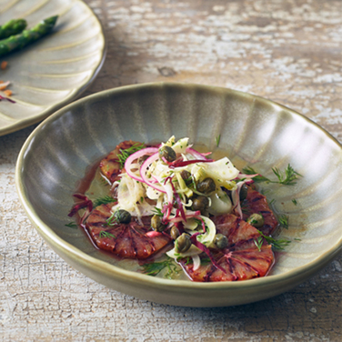 Миска Coupe с зубчатым краем 20,3 см, Terra Porcelain Matt Grey Scalloped