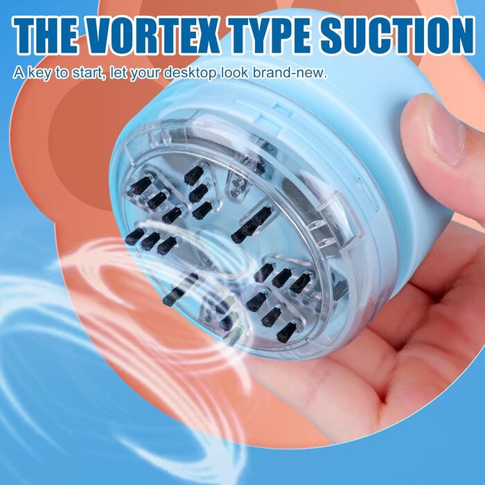 Міні-пилосос бездротовий синій GOMETY