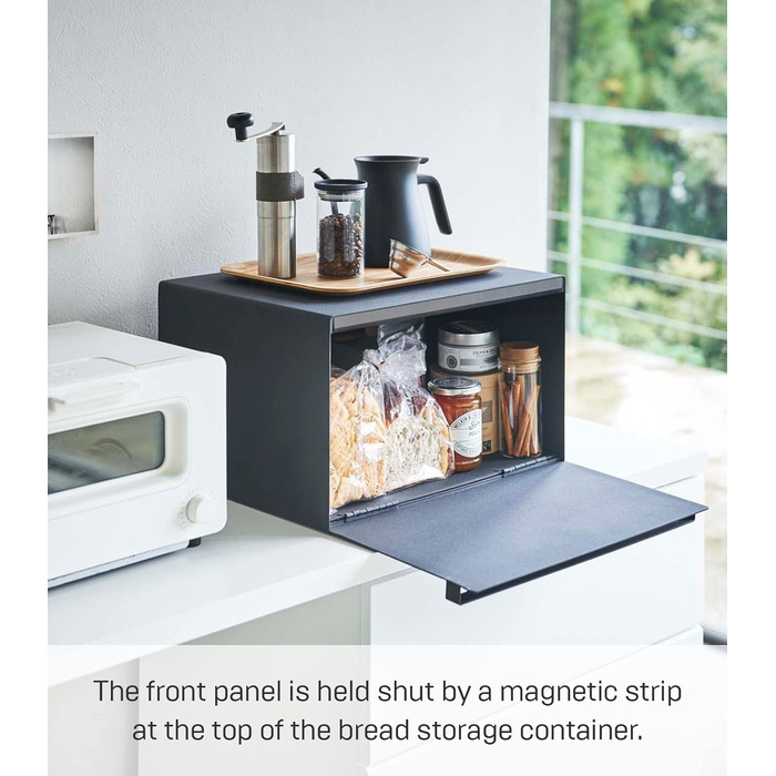 Хлібниця 40 х 32 х 24 см чорний YAMAZAKI