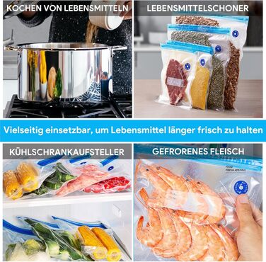 Вакуумні пакети 12 пакетів 30 x 34 см INQUIRLLY