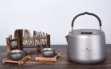 Титановый чайник с фильтром 1.4л. iBasingo