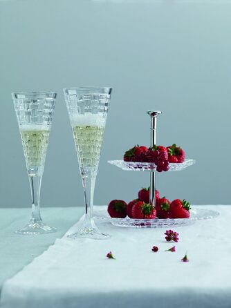 Набір мисок з 5 предметів, миска 30 см 4 миски 21 см, bossa nova, 0098369-0 (набір келихів для шампанського, 2 шт.)