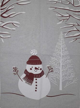 Набір з 12 різдвяних кухонних рушників 70 x 50 см Zambaiti