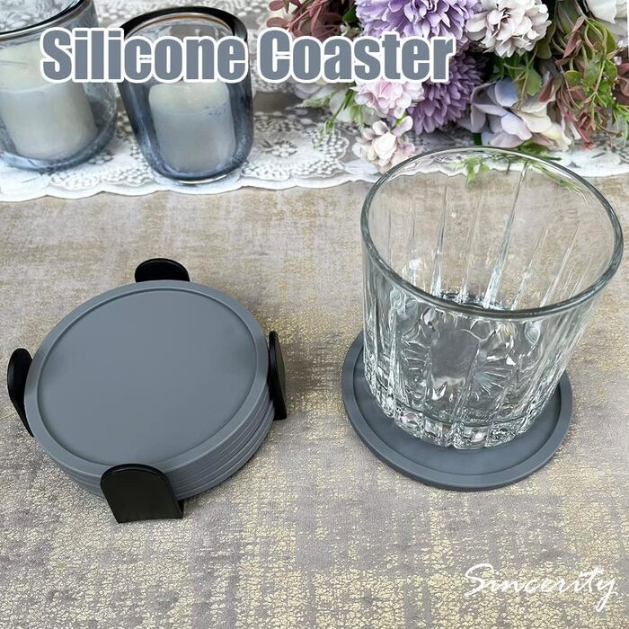 Набор из 6 силиконовых подставок для чашек Generisch