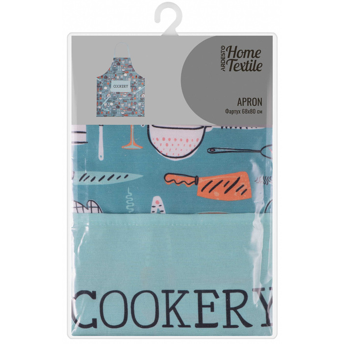 Фартук Ardesto Cookery 68х80см, 90% полиэстер, 10% хлопок