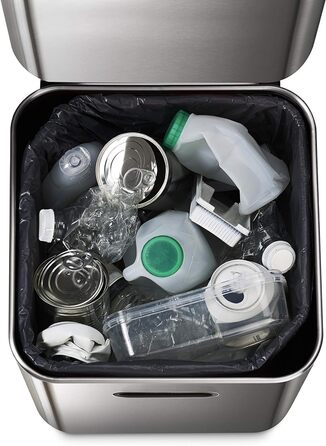 Контейнер для сміття подвійний 40 л білий Totem Compact Joseph Joseph