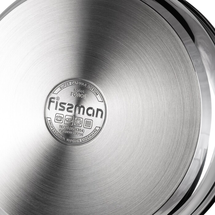 Сковорідка Fissman FORCE 26x7 см з індукційним антипригарним дном алюміній (5466)