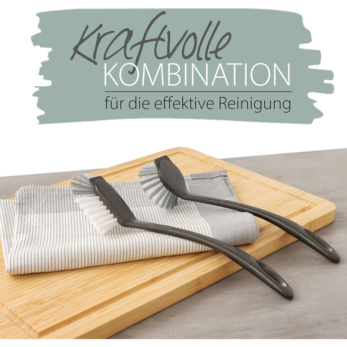 Щітка для миття посуду 4 шт. чорний Hausfelder