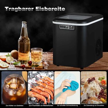 Льодогенератор 2,2 л 120 Вт WOLTU