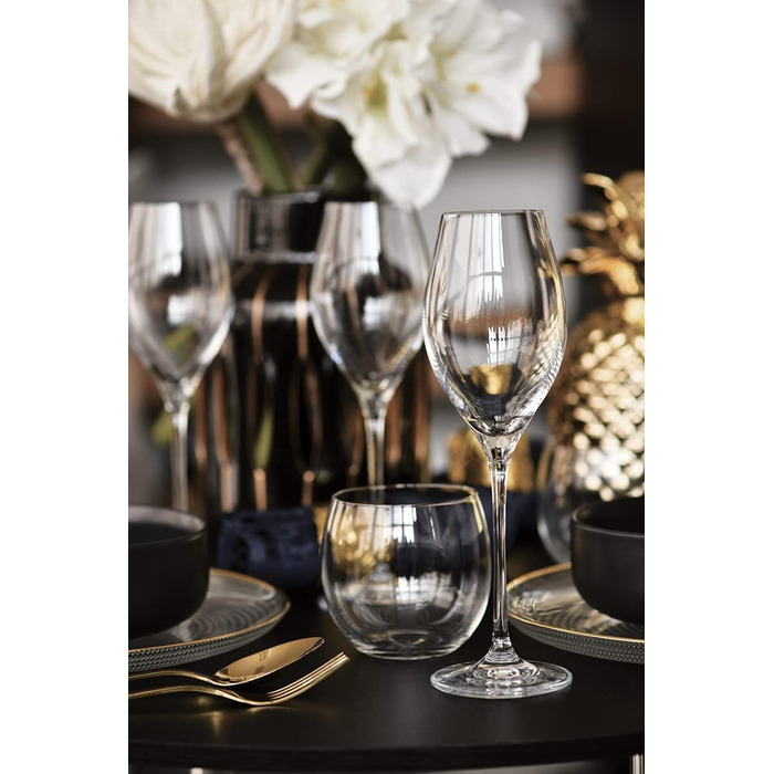 Набір із 6 келихів для шампанського 280 мл Konsimo