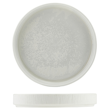 Тарелка презентационная 18*2.7 см с вертикальным бортом, Incise Porcelain Lucine, GenWare