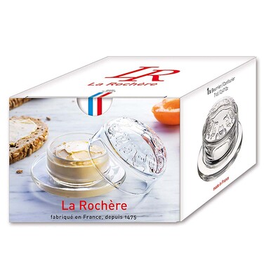 Маслянка кругла з кришкою La Rochere VERSAILLES, вис. 6,5 см, діам. 9,5 см, 70 мл