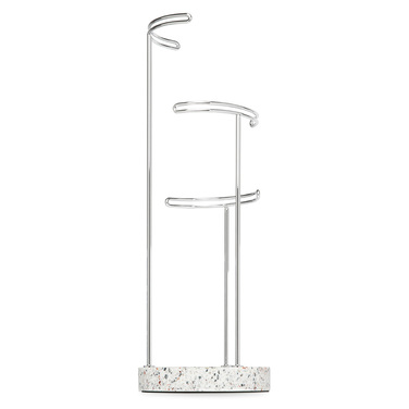 Тримач для прикрас 15 х 42 х 15 см білий Tesora terrazzo Umbra