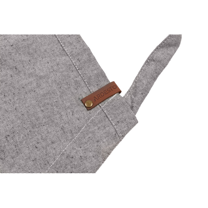 ARDESTO Фартух Oliver, сірий, 100% бавовна