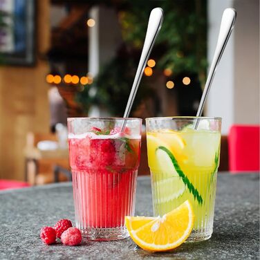 Набір ложок для лате з нержавіючої сталі 6 предметів Double.S