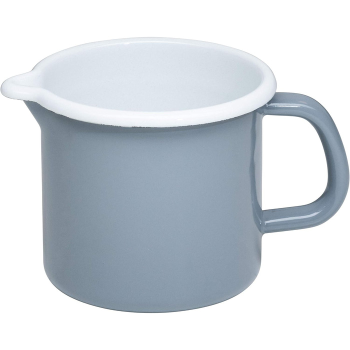 Горщик з дзьобом 10 0,75 л, Country Special Edition Flora, діаметр 0,75 літра, висота емалі, індукційна (12 см, сірий), 0039-070