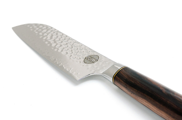 Профессиональный нож из дамасской стали Santoku GRILLI