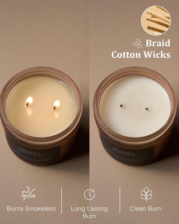 Ароматичні свічки у склянці 330 г, час горіння 70 годин M&SENSE