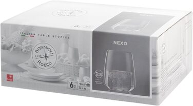 Набір склянок для води, скло, 36 мл, 6 предметів Bormioli Rocco