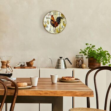 Безшумний настінний годинник 30 см Lafocuse