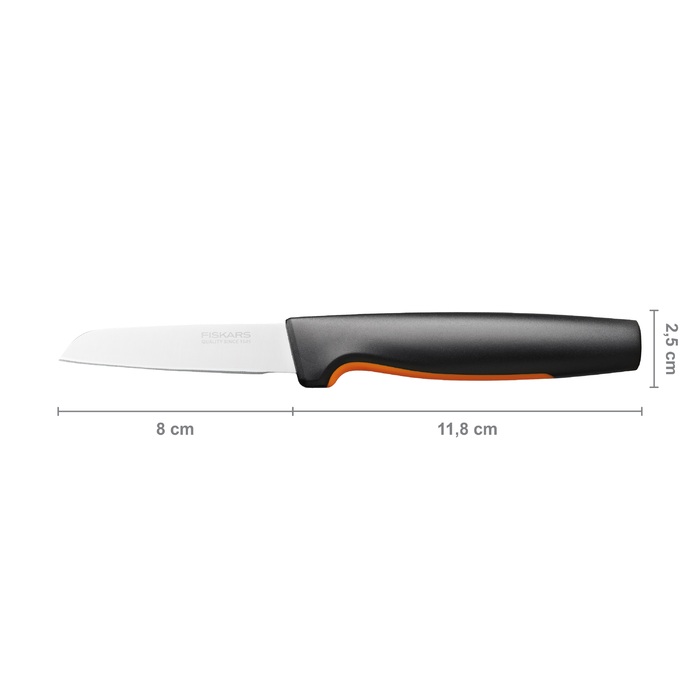 Fiskars Кухонный нож для овощей прямой Functional Form, 8 см
