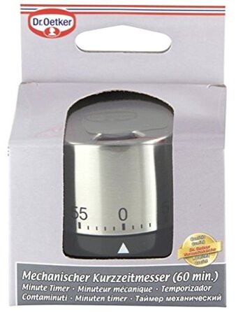 Таймер кухонний механічний на 60 хв Back - Helfer Dr. Oetker