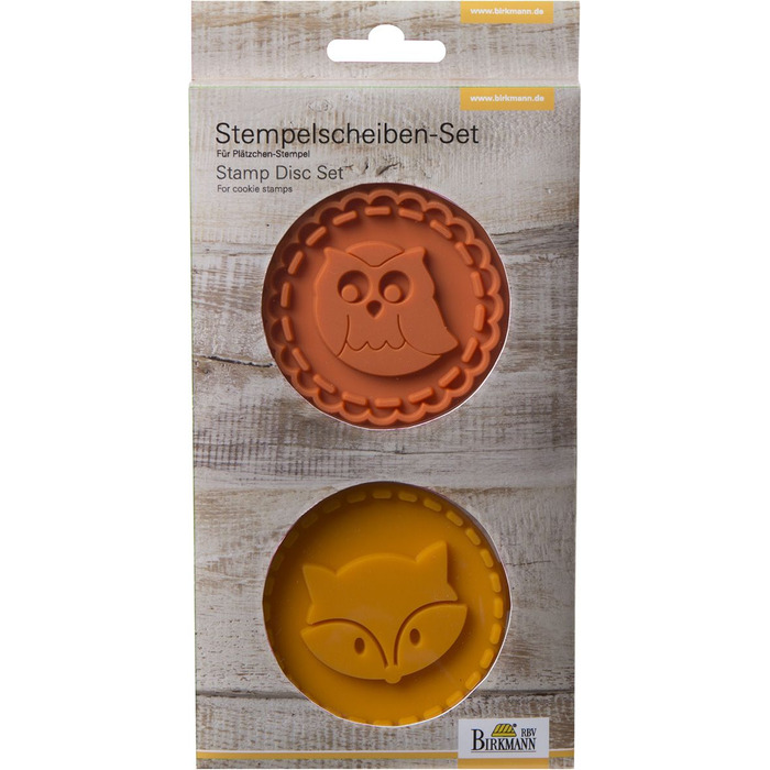 Набір штампів для печива, 2 предмета, 7 см, RBV Birkmann