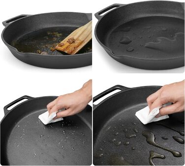 Чавунна сковорода 35 см onlyfire