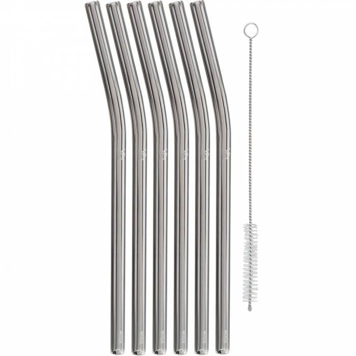 Набір з 6 соломинок для пиття зі щіткою 23 см Baric WMF
