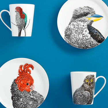 Тарілка обідня Maxwell Williams Giraffe MARINI FERLAZZO, порцеляна, діам. 20 см