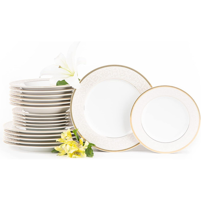 Набор из 18 тарелок на 6 персон Konsimo
