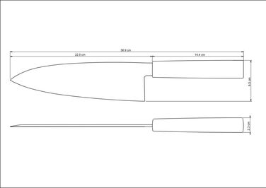 Нож для суши TRAMONTINA SUSHI, 203 мм (6408243)