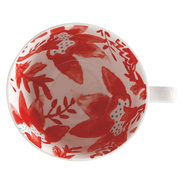 Чашка для чая Maxwell Williams Red Flowers ALHAMBRA, фарфор, 16,5 х 13 х 8 см, 580 мл