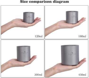 Складний кавовий посуд для напоїв 4 шт. Ti3032D Boundless Voyage