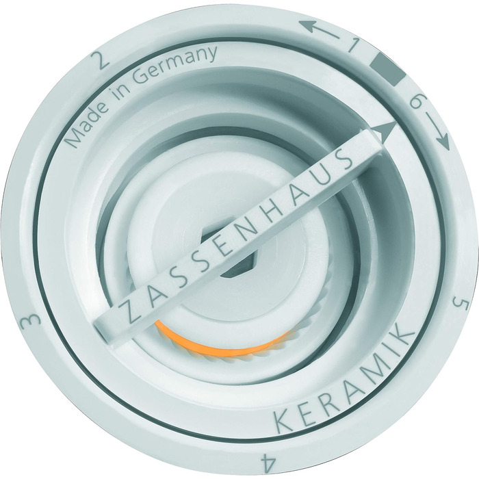 Чорна/букова деревина Головка млина з деревини дуба з плавним регулюванням високопродуктивної керамічної шліфувальної машини Млин для спецій для перцю 14 см, Ø 5,4 см Чорний/Дуб