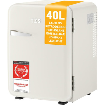 Міні-холодильник 40 л кремовий TZS First Austria