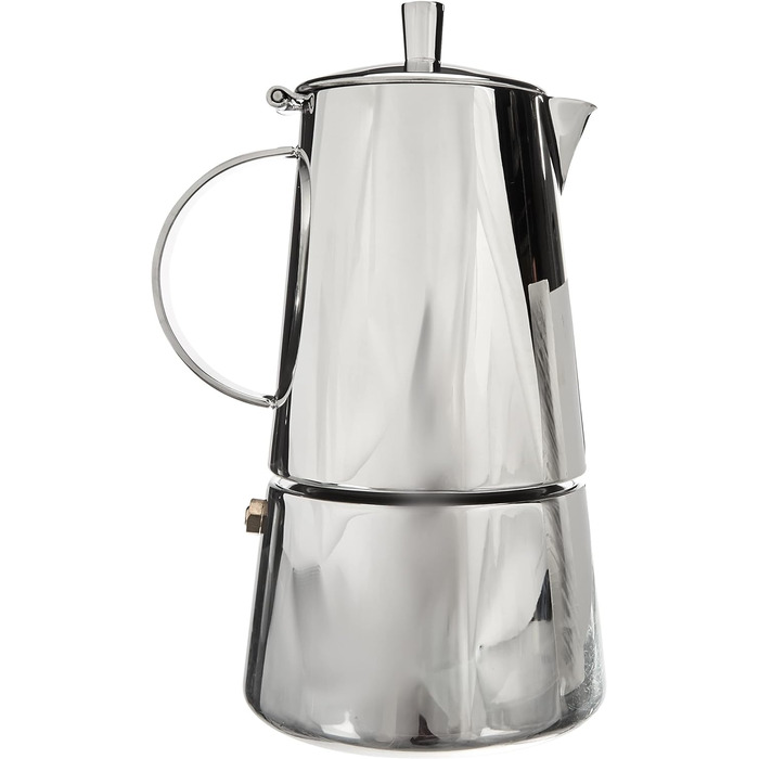 Кавоварка для еспресо Cilio 202113 Treviso 4 чашки, нержавіюча сталь, підходить для індукції