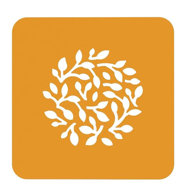 STENCIL RAMO Силіконовий килимок 'Гілочки' Ø 100 мм h 1 мм (2 шт)