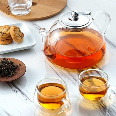 Чайник 1300 мл з ситечком з нержавіючої сталі Ehugos