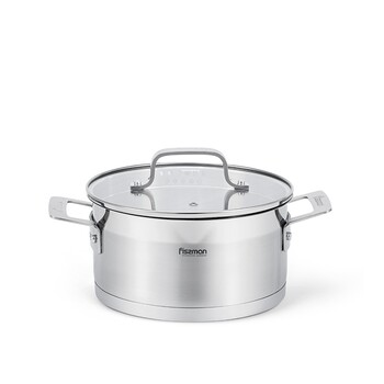 Кастрюля со стеклянной крышкой 20 см 3,1 л FOBUS Fissman