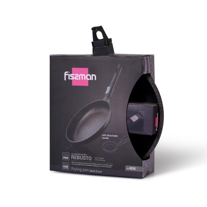 Сковорода Fissman REBUSTO 24x4,3 см (4225)