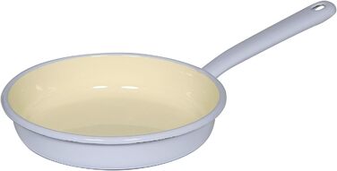 Сковорода омлетна 20, CLASSIC - РІЗНОКОЛЬОРОВА/ПАСТЕЛЬНА, Колір Синій, Діаметр 20 см, Висота 7,8 см, Емаль, Індукційна, Сковорода, 0290-006
