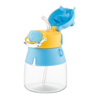 Пляшка для води Ardesto Space 550мл, пластик, блакитний