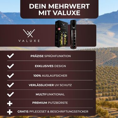 Масляный распылитель для растительного масла и уксуса с защитой от ультрафиолета Стекло и распылительный фильтр - Бутылка с распылителем масла из нержавеющей стали - Точный распылитель оливкового масла, распылитель масла, распылитель масла (темно-черный)