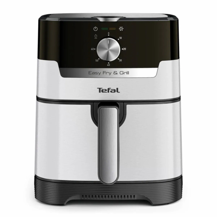 Tefal Мультипіч EasyFry&Grill, 1550Вт, чаша-4.2л, механічне керув., від 80°C до 200°C, пластик, чорний-світло-сірий