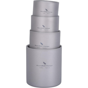 Складний кавовий посуд для напоїв 4 шт. Ti3032D Boundless Voyage