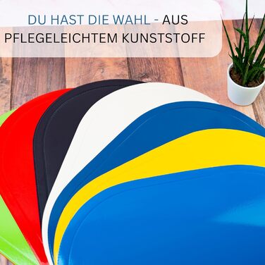 Килимки/килимки Westmark, 4 шт., 45,5 x 29 см, вініл, синій/ Saleen Edition Fun (жовтий)